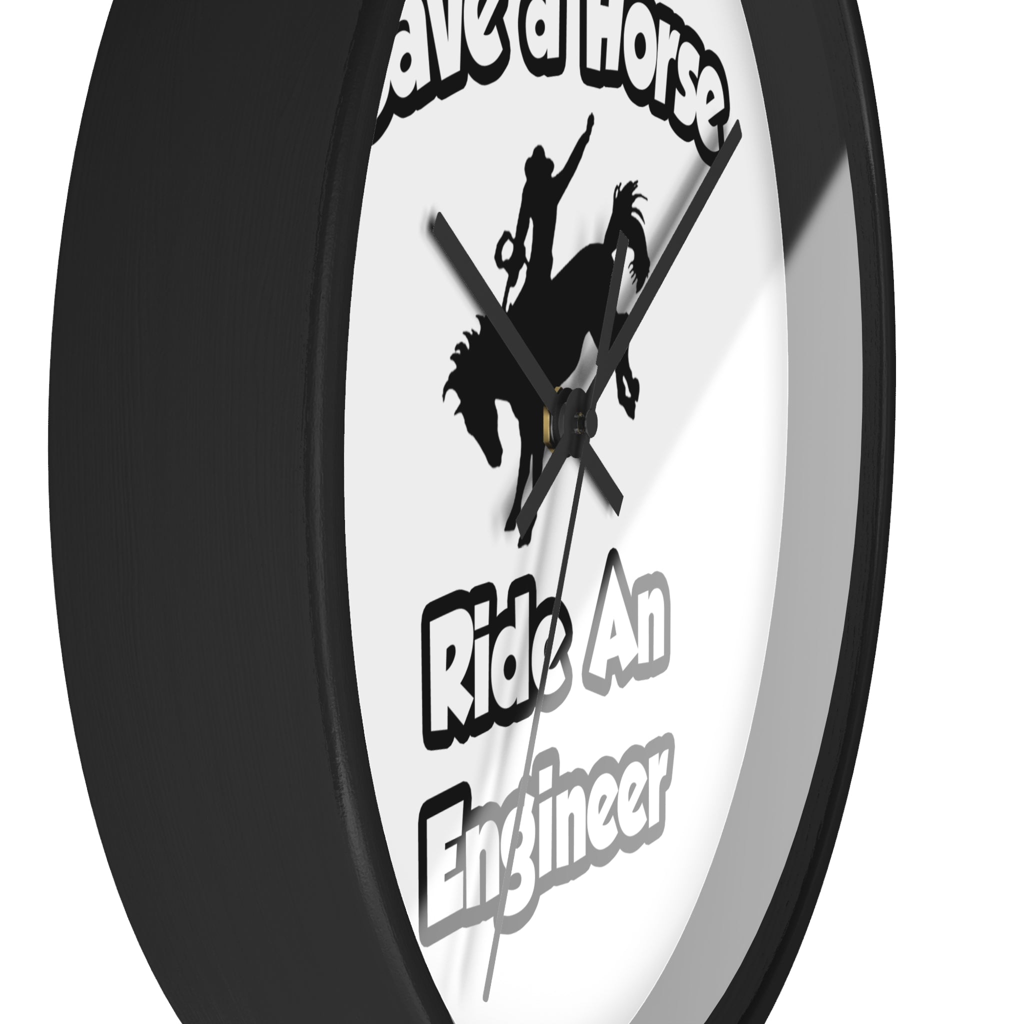 Save a Horse .. Ride an Engineer - Wall Clock