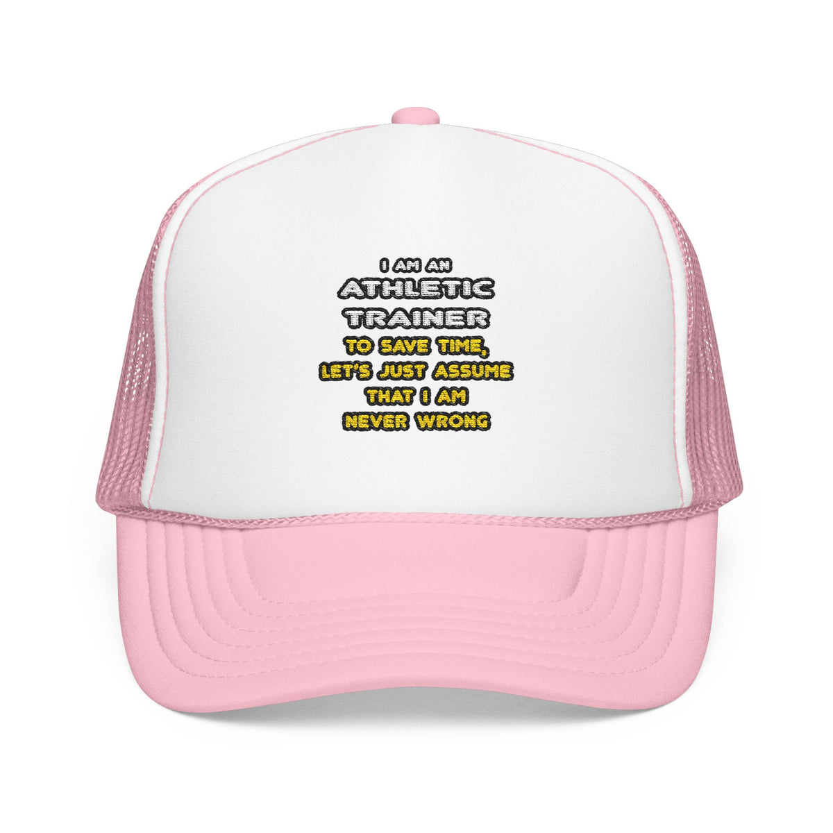Funny Athletic Trainer T Shirts - Foam Trucker Hat
