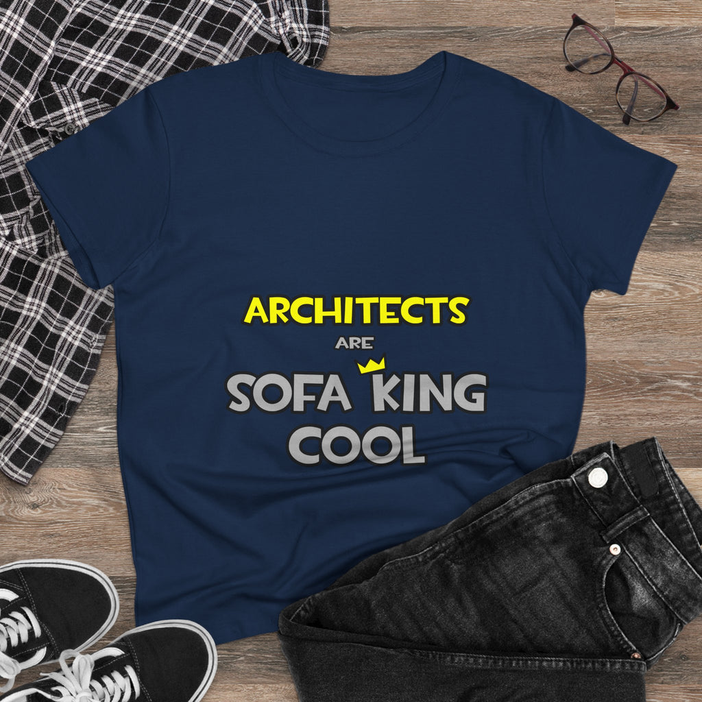 Architects Are Sofa King Cool - Women's Midweight Cotton Tee