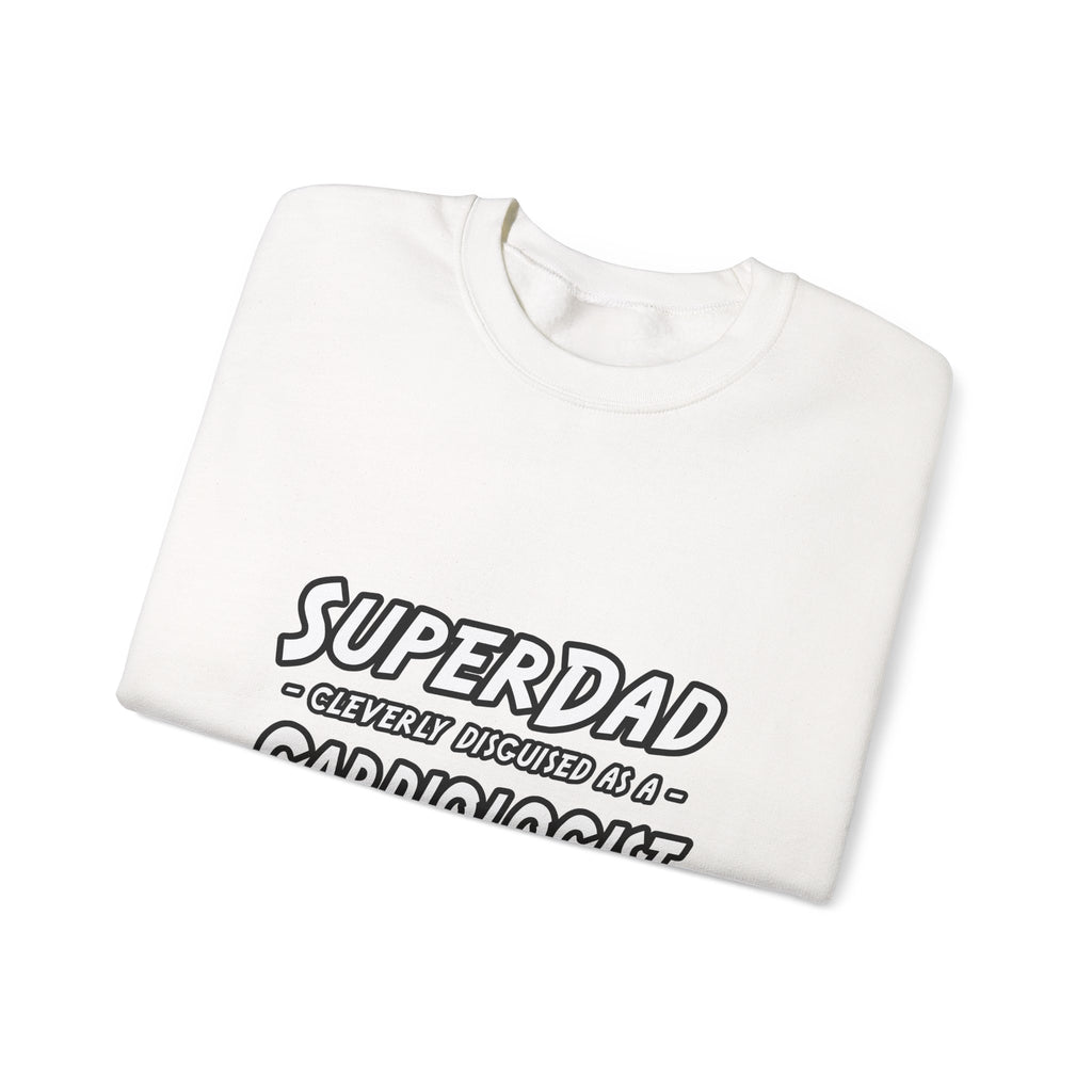 SuperDad...Cardiologist - Unisex Heavy Blend™ Crewneck Sweatshirt
