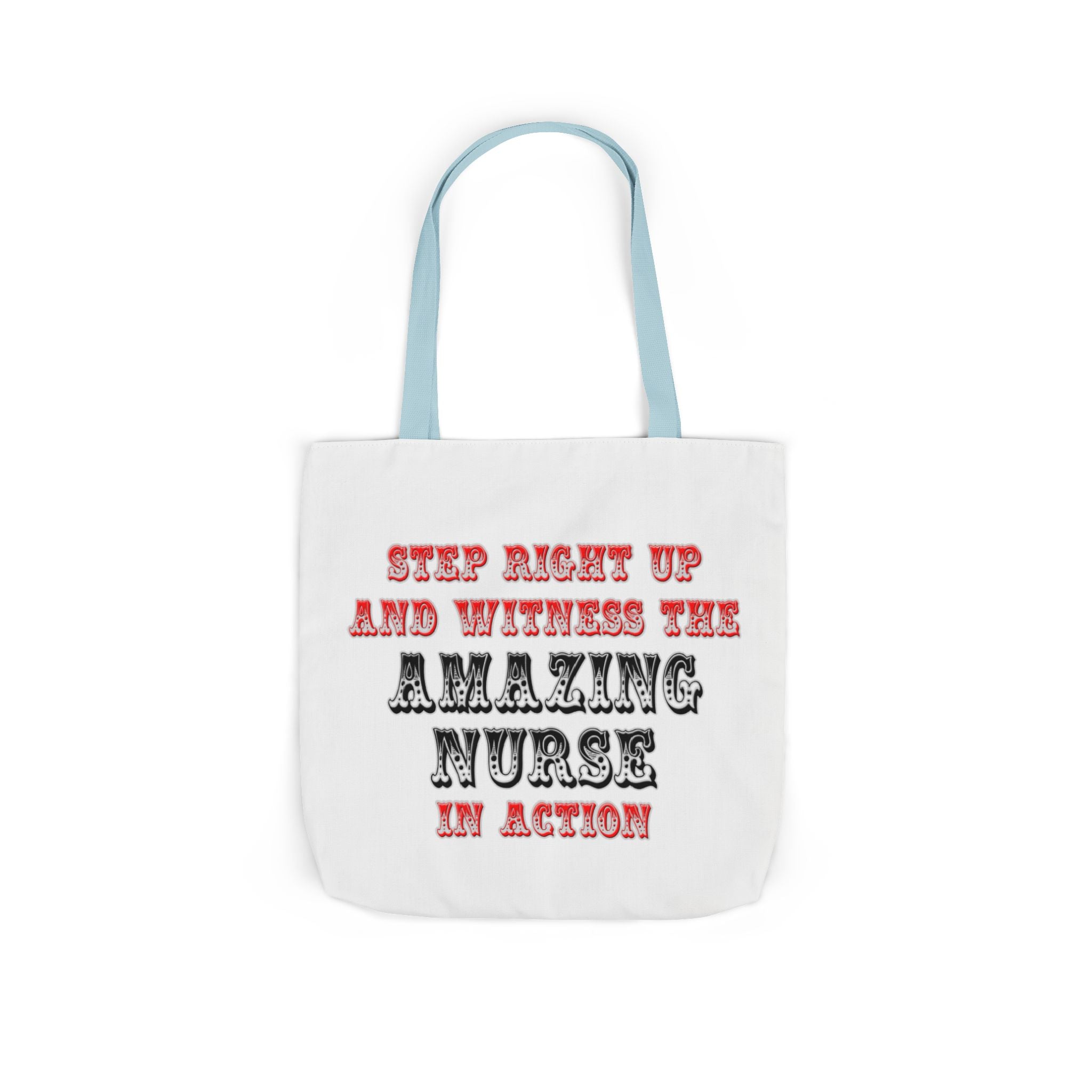 Amazing Nurse In Action - Canvas Tote Bag, 5-Color Straps