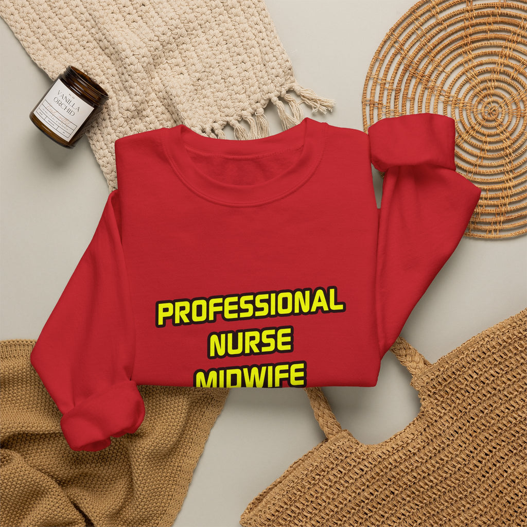 Professional Nurse Midwife .. Joke - Unisex Heavy Blend™ Crewneck Sweatshirt