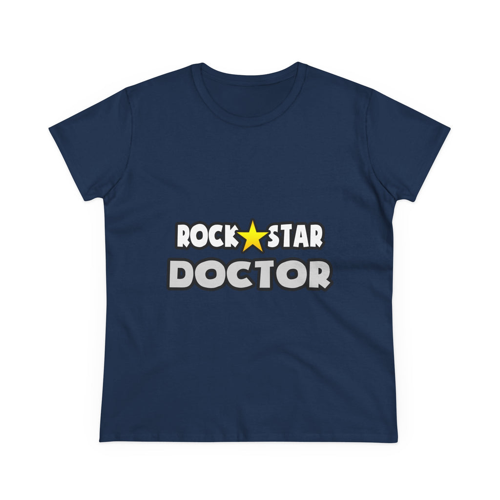 Rock Star Doctor (2) - Women's Midweight Cotton Tee