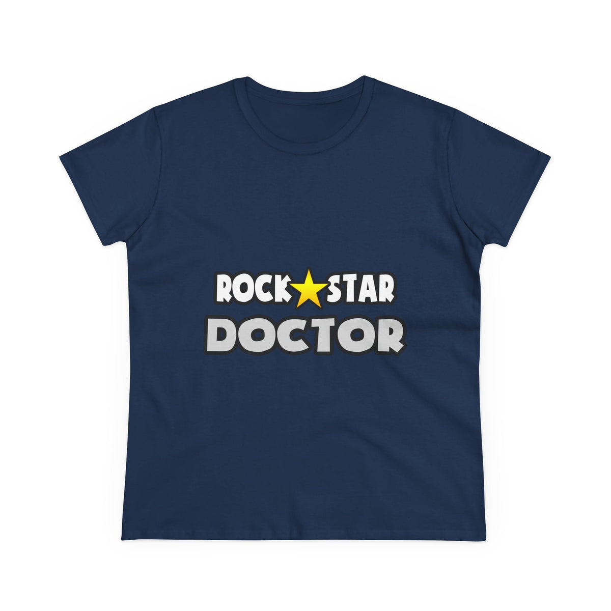 Rock Star Doctor (2) - Women's Midweight Cotton Tee