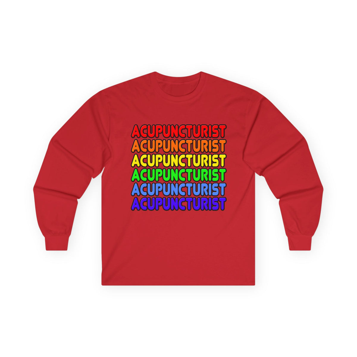 Rainbow Acupuncturist - Unisex Ultra Cotton Long Sleeve Tee