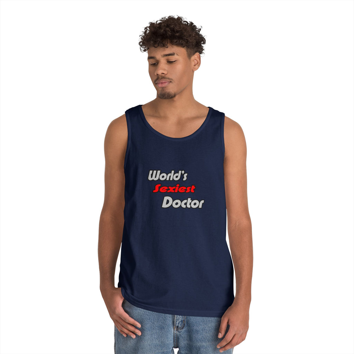 World's Sexiest Doctor - Unisex Heavy Cotton Tank Top