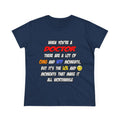 Doctor .. OMG WTF LOL - Women's Midweight Cotton Tee