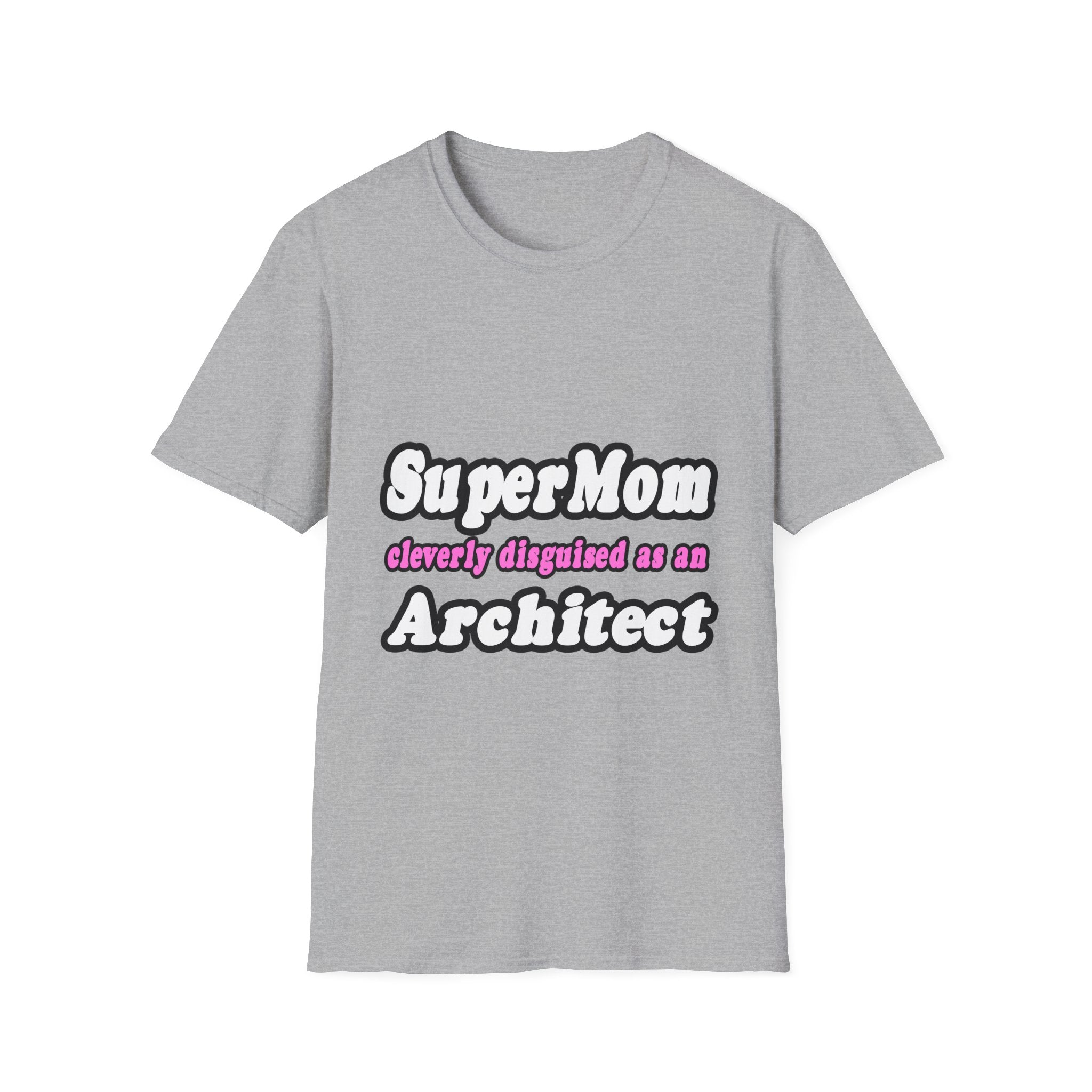 SuperMom...Architect - Unisex Softstyle T-Shirt
