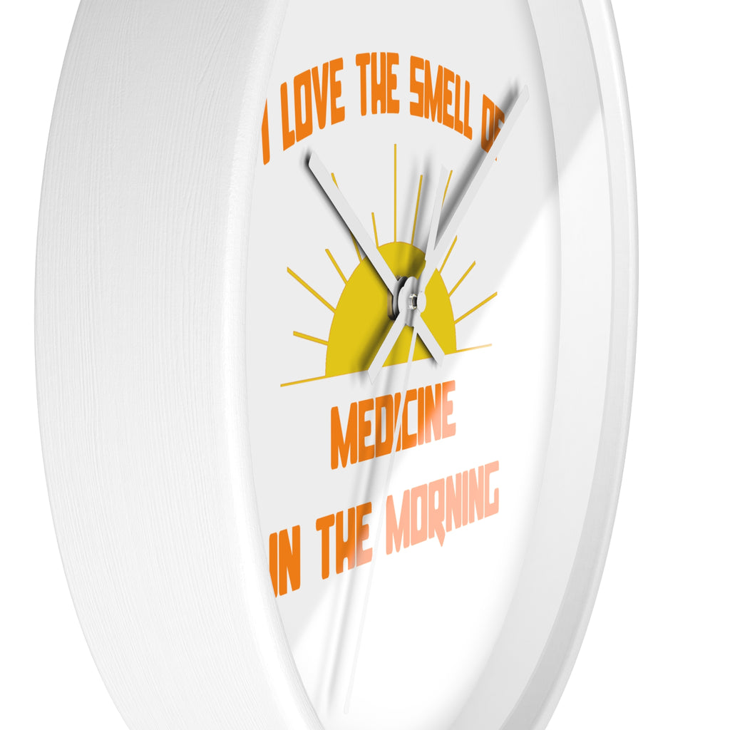 Smell of Medicine in the Morning - Wall Clock