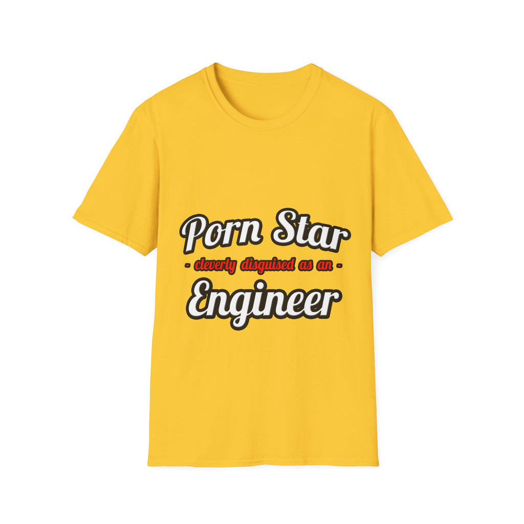 Porn Star...Engineer - Unisex Softstyle T-Shirt