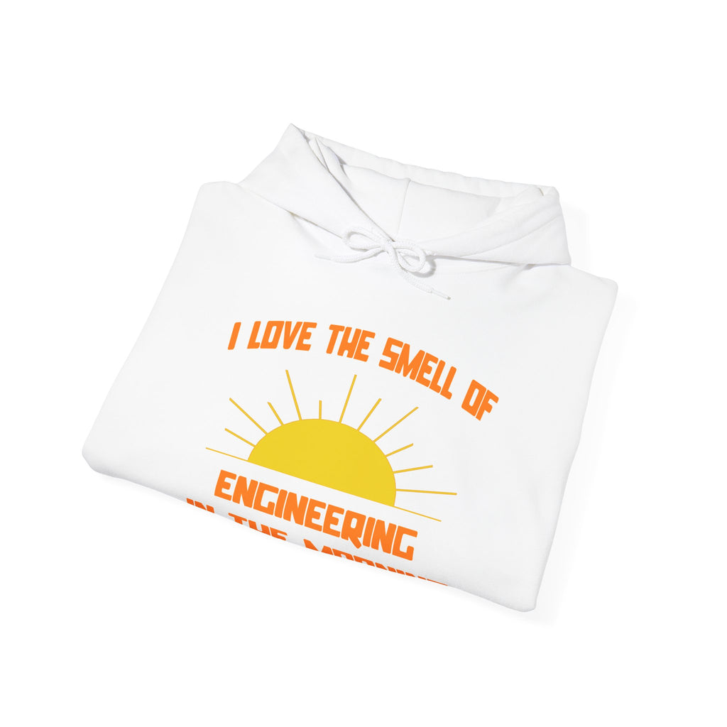 Smell of Engineering in the Morning - Unisex Heavy Blend™ Hooded Sweatshirt