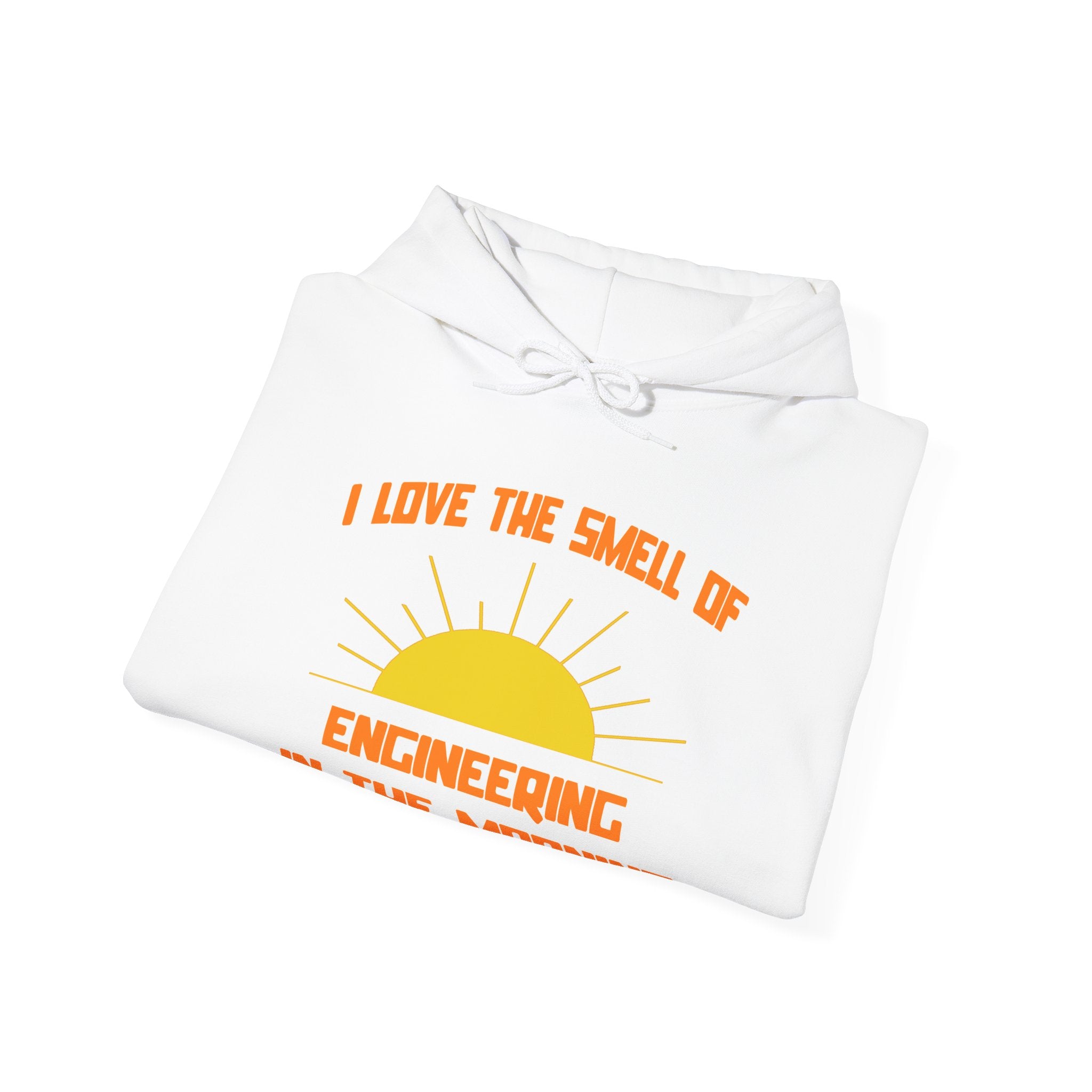 Smell of Engineering in the Morning - Unisex Heavy Blend™ Hooded Sweatshirt
