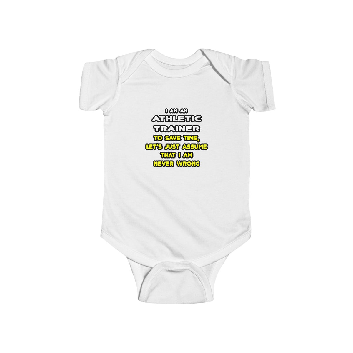 Funny Athletic Trainer T Shirts - Infant Fine Jersey Bodysuit
