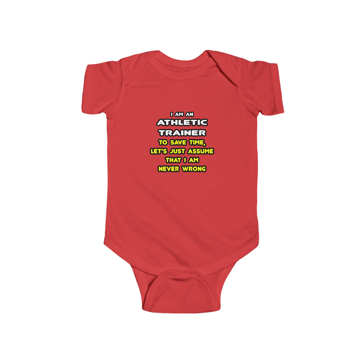 Funny Athletic Trainer T Shirts - Infant Fine Jersey Bodysuit