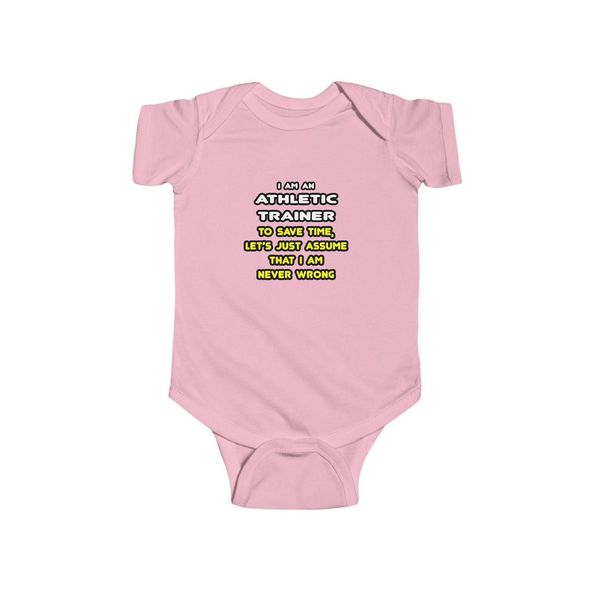 Funny Athletic Trainer T Shirts - Infant Fine Jersey Bodysuit