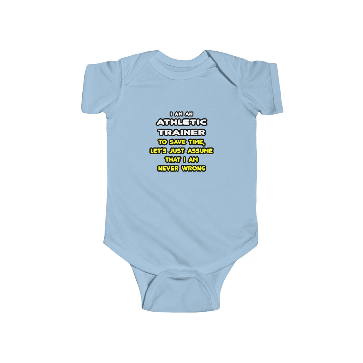 Funny Athletic Trainer T Shirts - Infant Fine Jersey Bodysuit