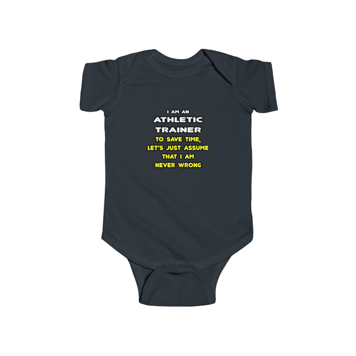 Funny Athletic Trainer T Shirts - Infant Fine Jersey Bodysuit