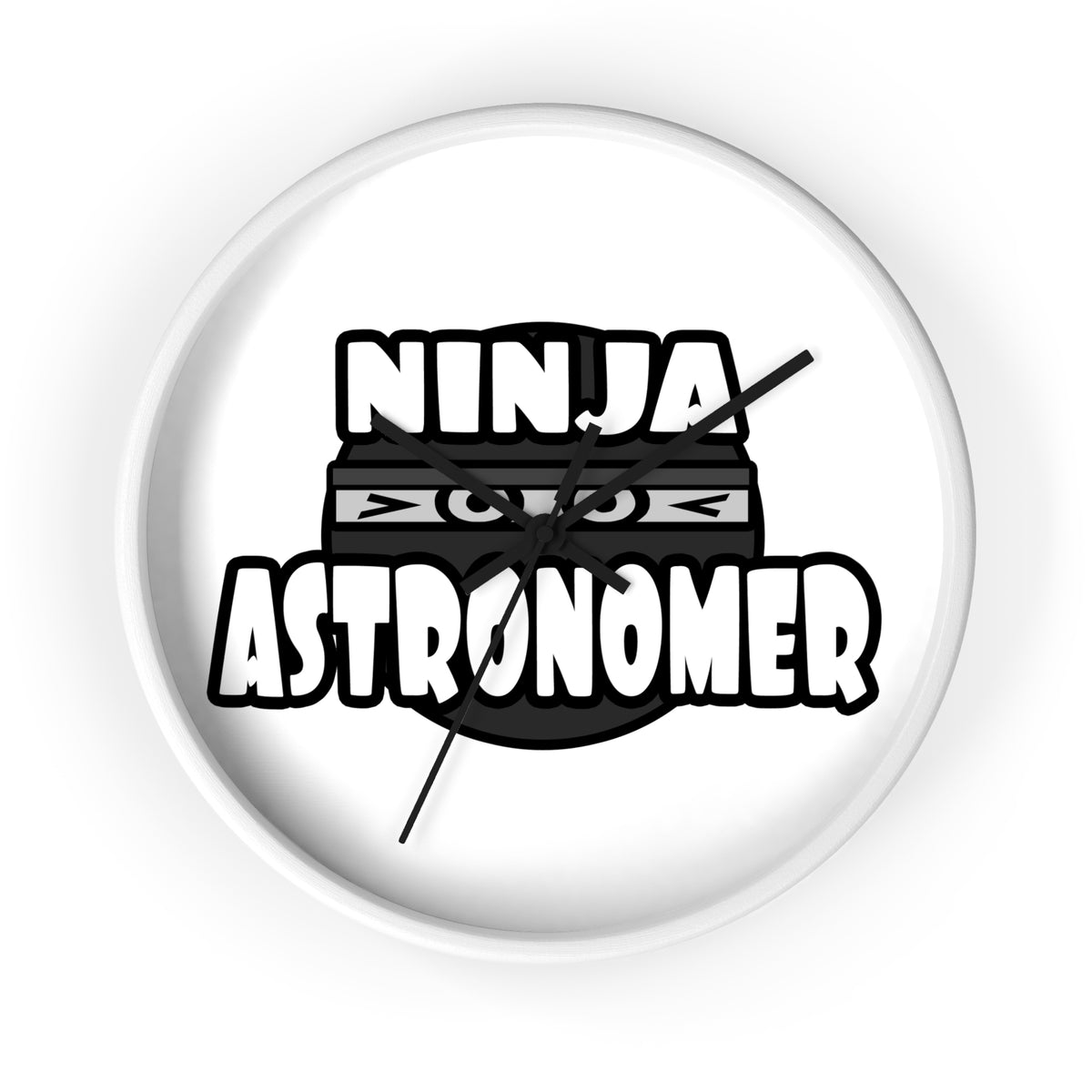 Ninja Astronomer - Wall Clock