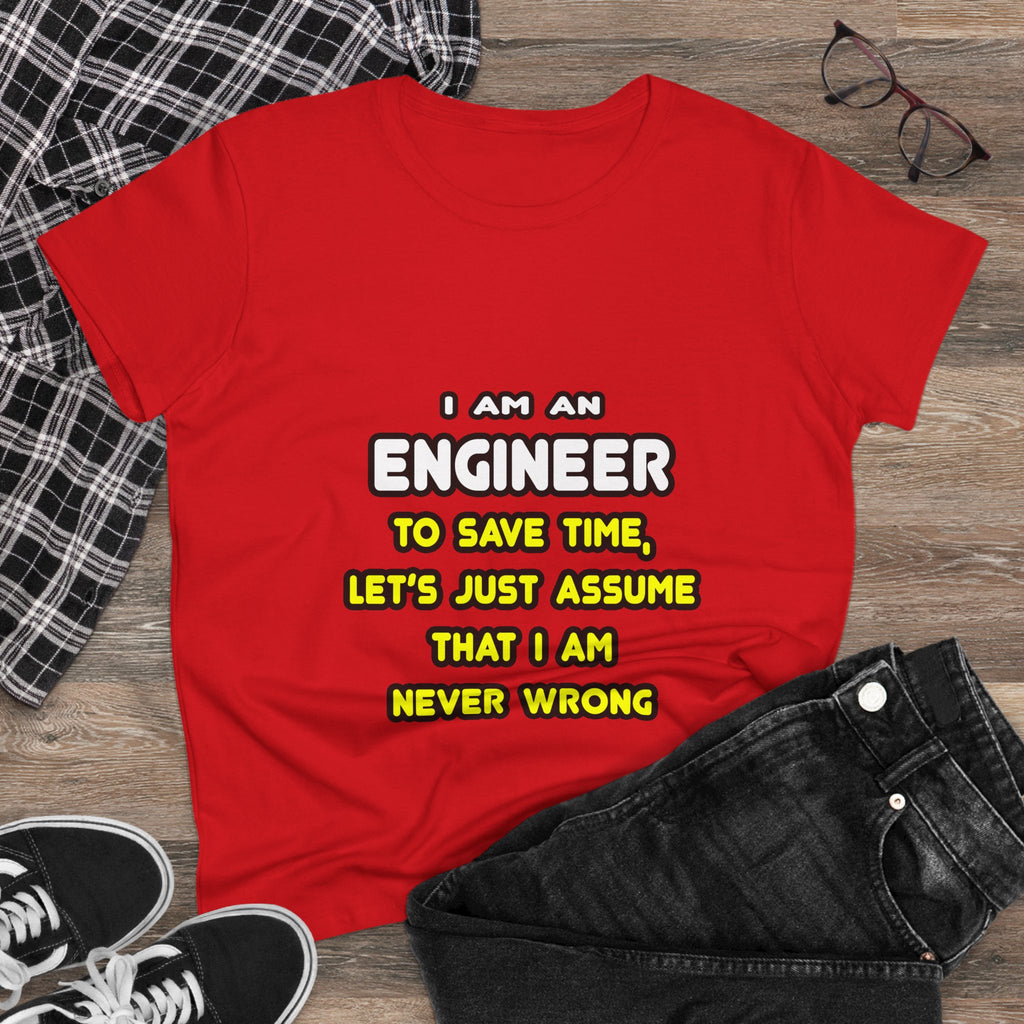 Funny Engineer T Shirts and Gifts - Women's Midweight Cotton Tee