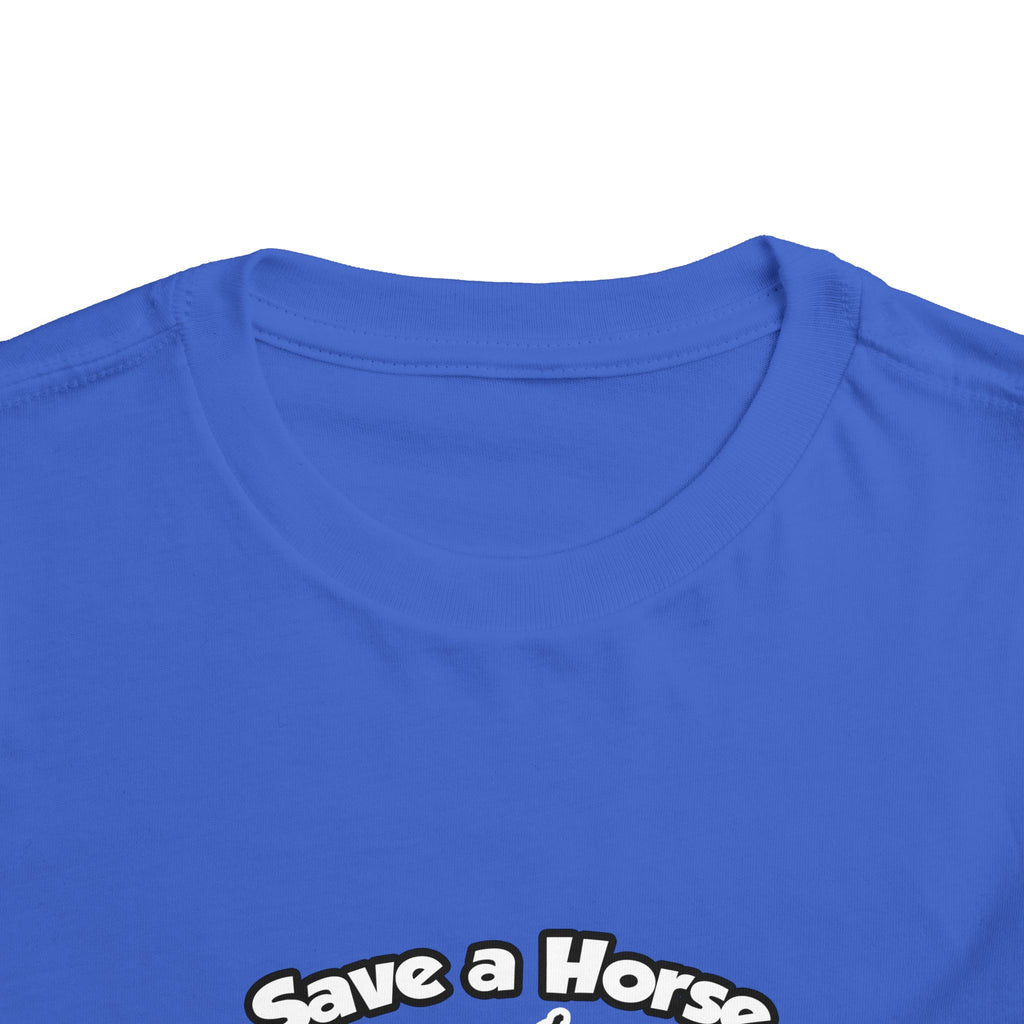 Save a Horse, Ride a Pediatric Nurse - Toddler Short Sleeve Tee