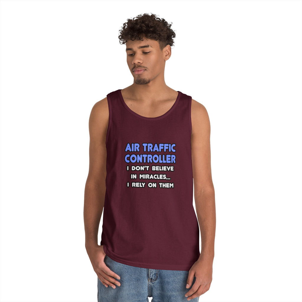 Miracles and Air Traffic Controllers - Unisex Heavy Cotton Tank Top