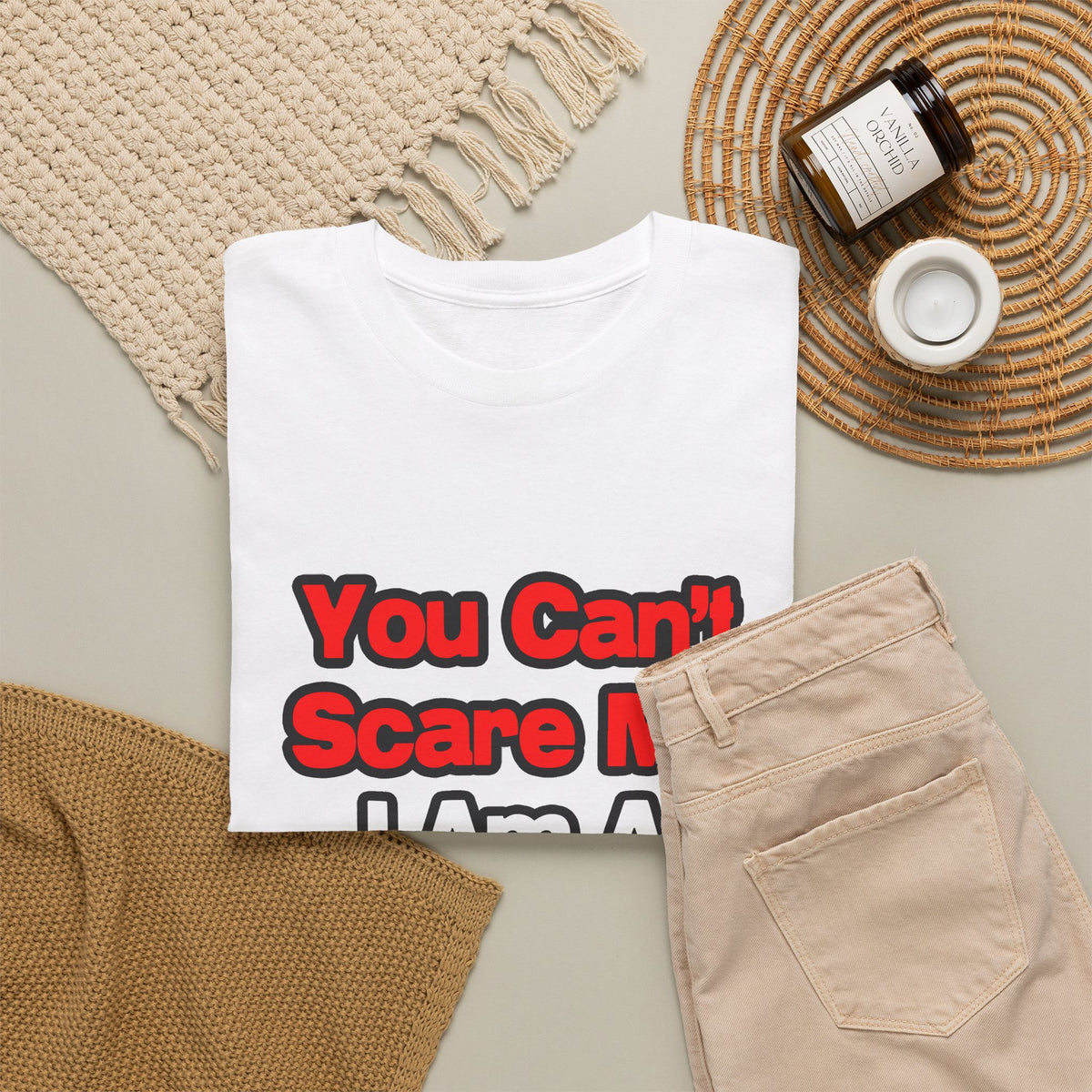 You Can't Scare Me...Cardiologist - Unisex Heavy Cotton Tee