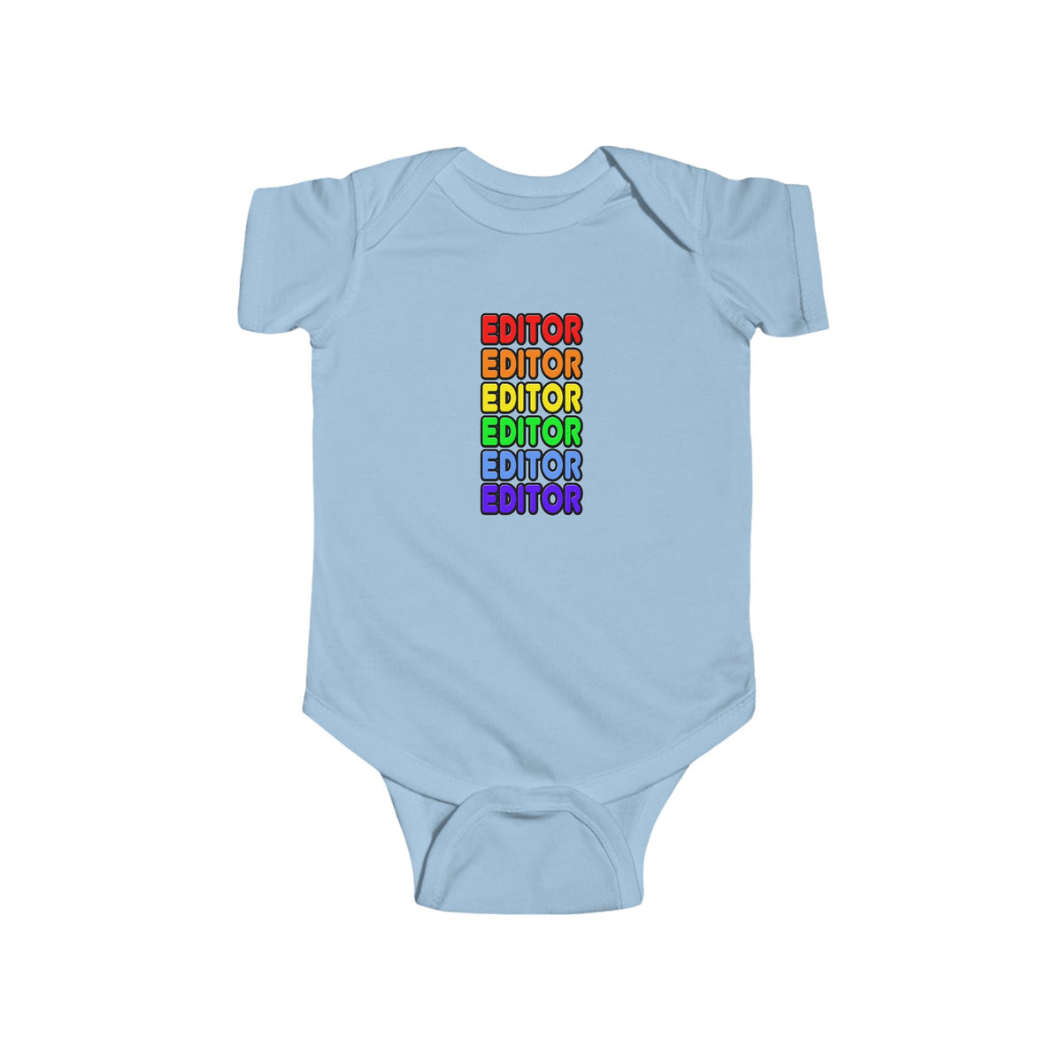 Rainbow Editor - Infant Fine Jersey Bodysuit