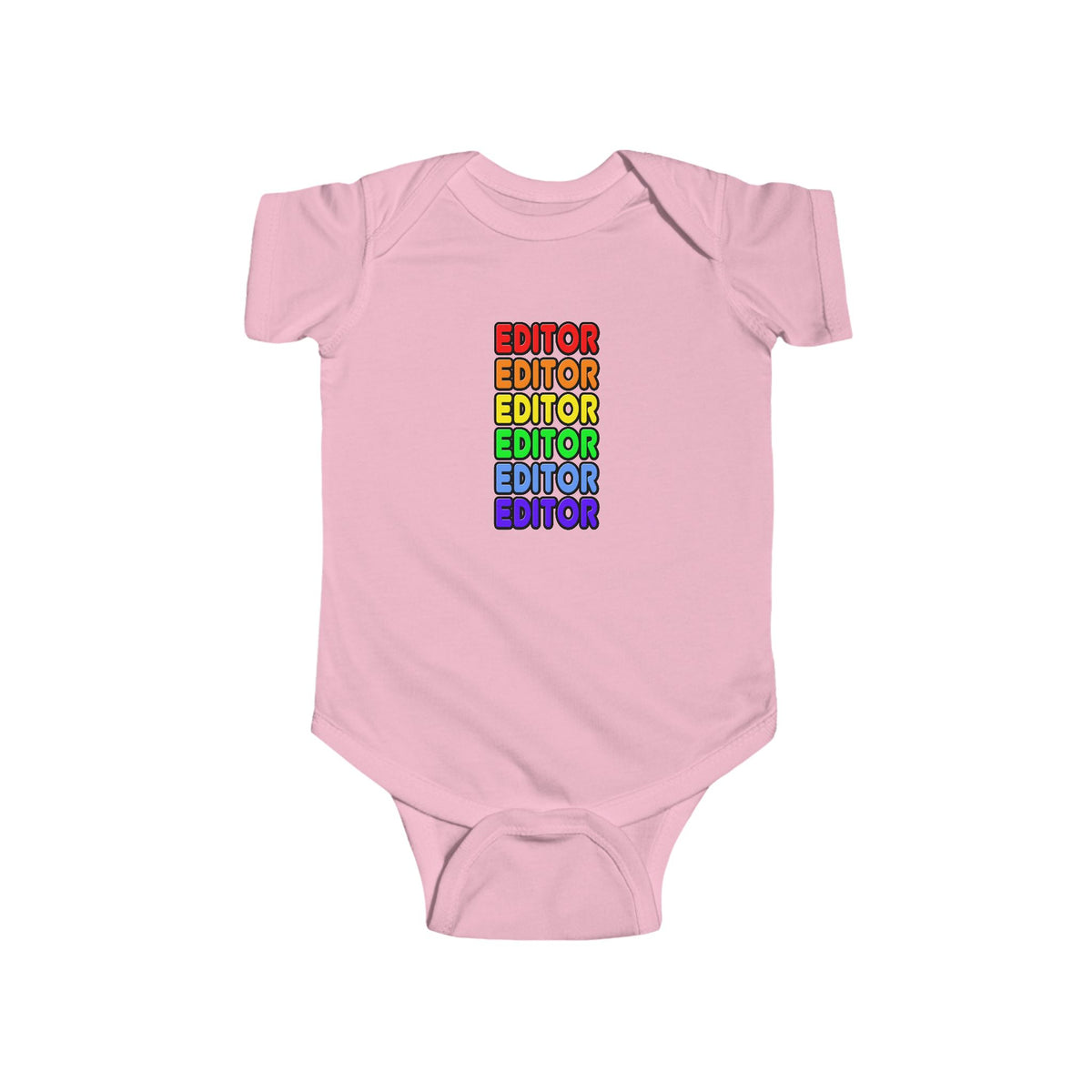 Rainbow Editor - Infant Fine Jersey Bodysuit
