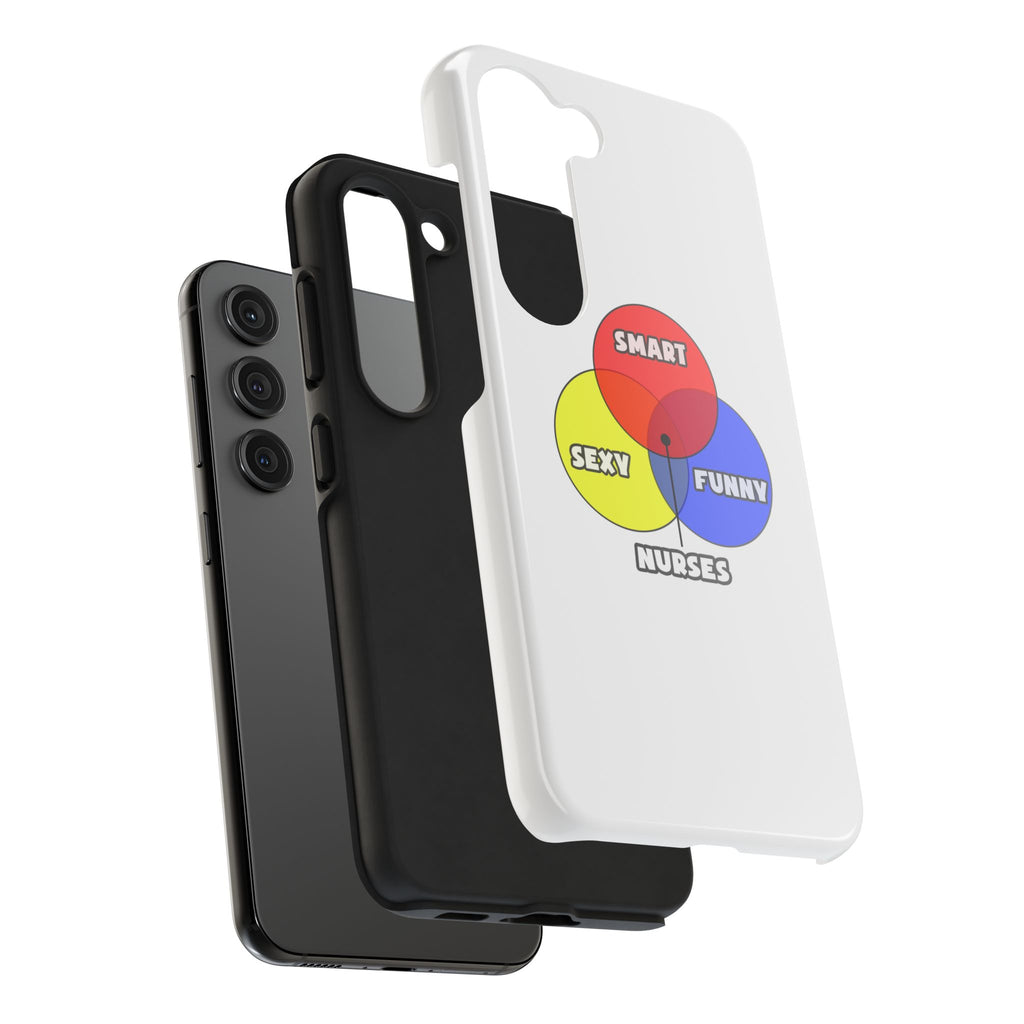 Venn Diagram .. Nurses - Tough Phone Cases