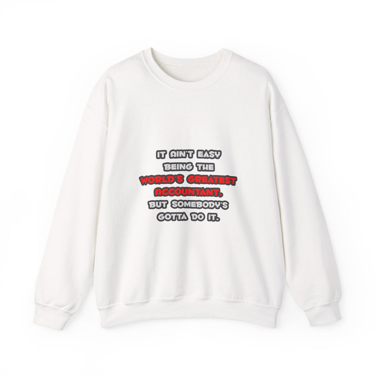 World's Greatest Accountant Joke - Unisex Heavy Blend™ Crewneck Sweatshirt