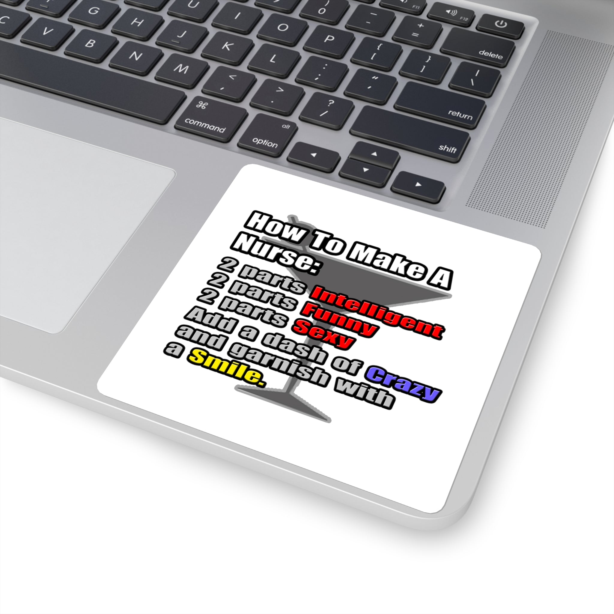 How To Make a Nurse - Square Stickers