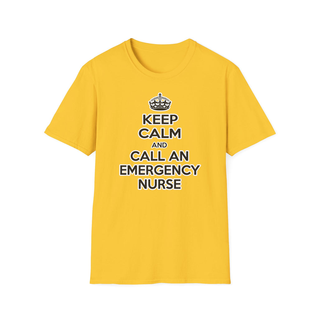 Keep Calm and Call an Emergency Nurse - Unisex Softstyle T-Shirt