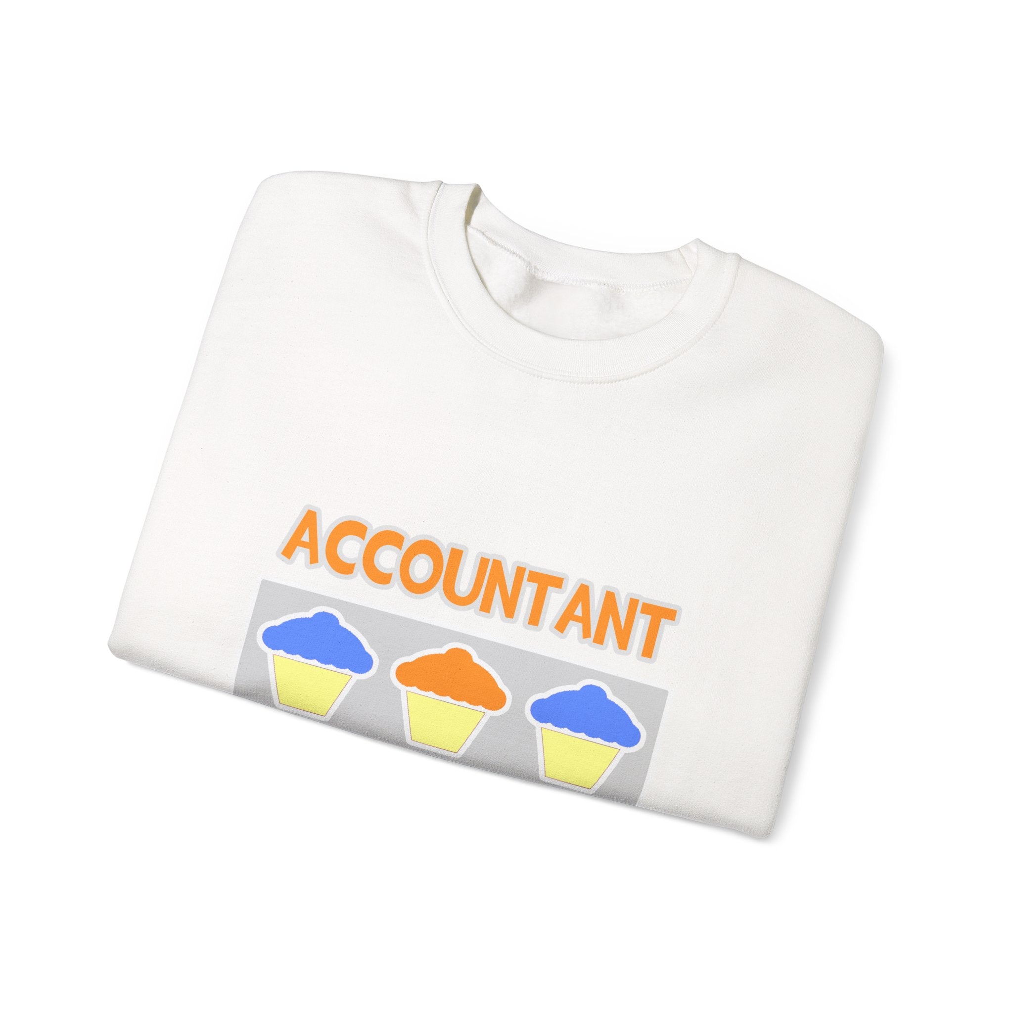 Accountant ... Will Work For Cupcakes - Unisex Heavy Blend™ Crewneck Sweatshirt