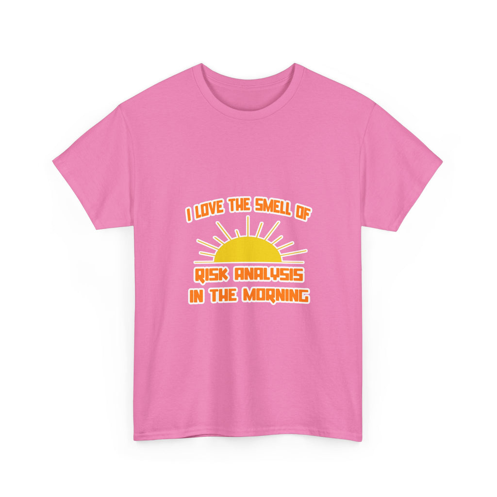Smell of Risk Analysis in the Morning - Unisex Heavy Cotton Tee