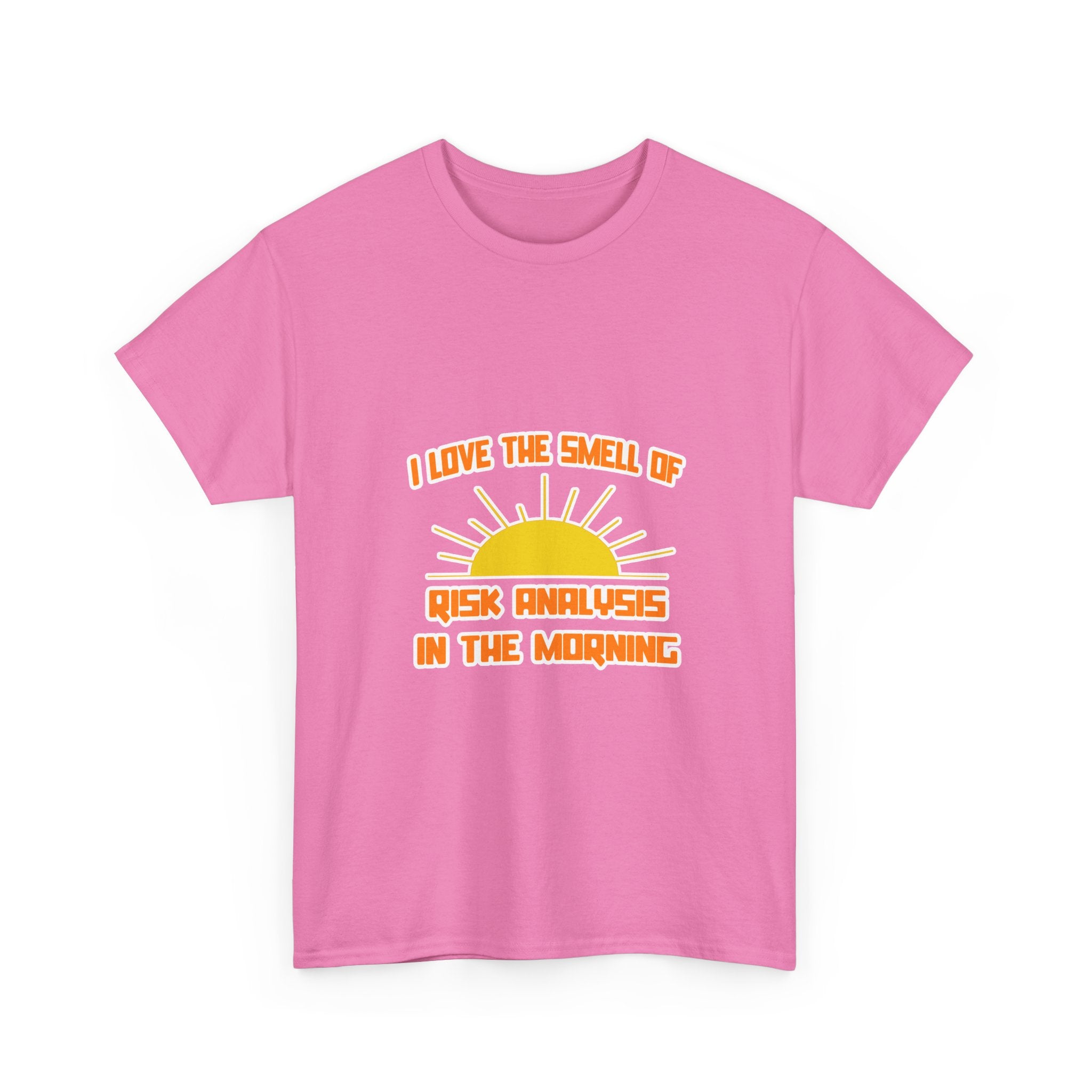 Smell of Risk Analysis in the Morning - Unisex Heavy Cotton Tee