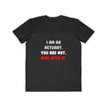Deal With It ... Funny Actuary - Men's Lightweight Fashion Tee