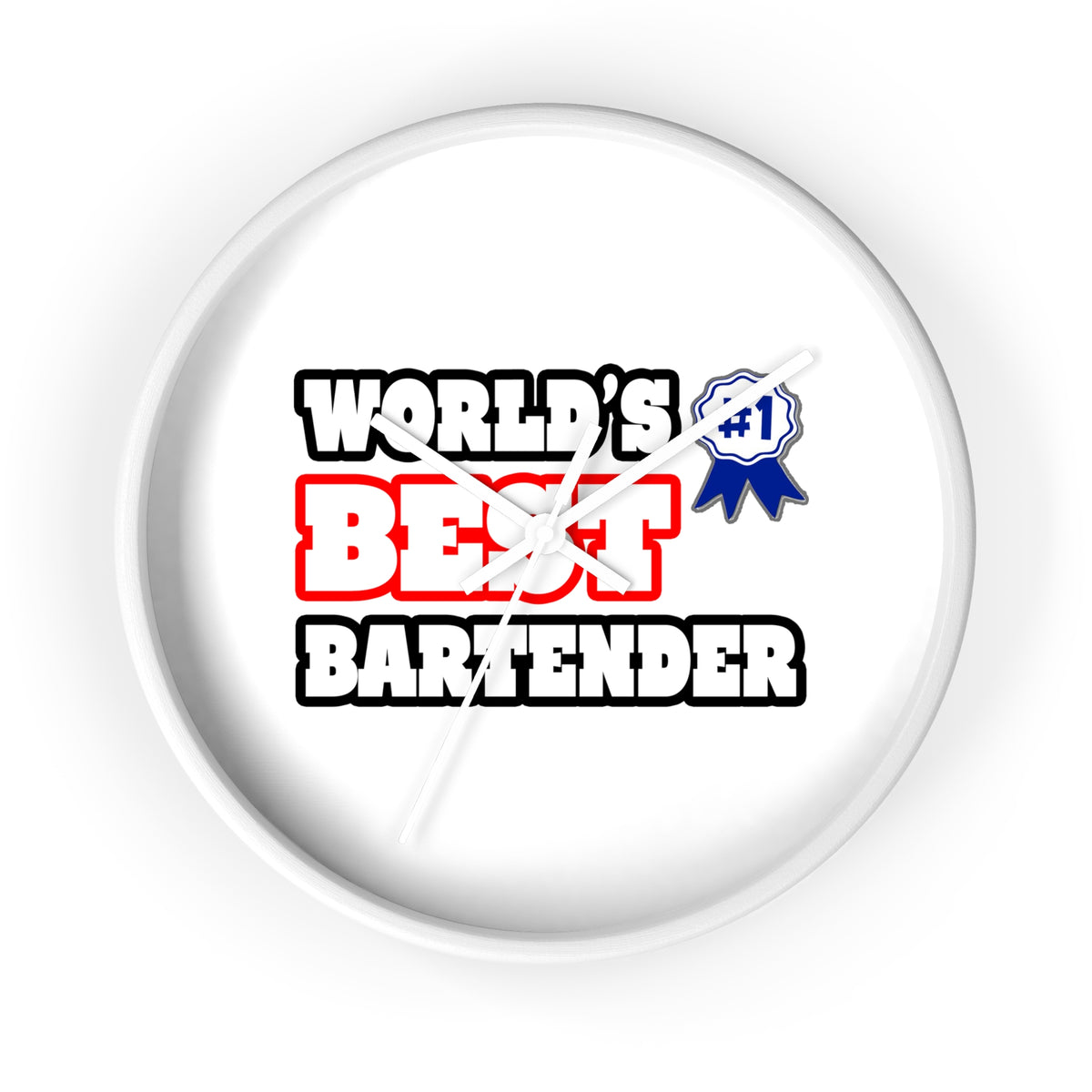 World's Best Bartender - Wall Clock