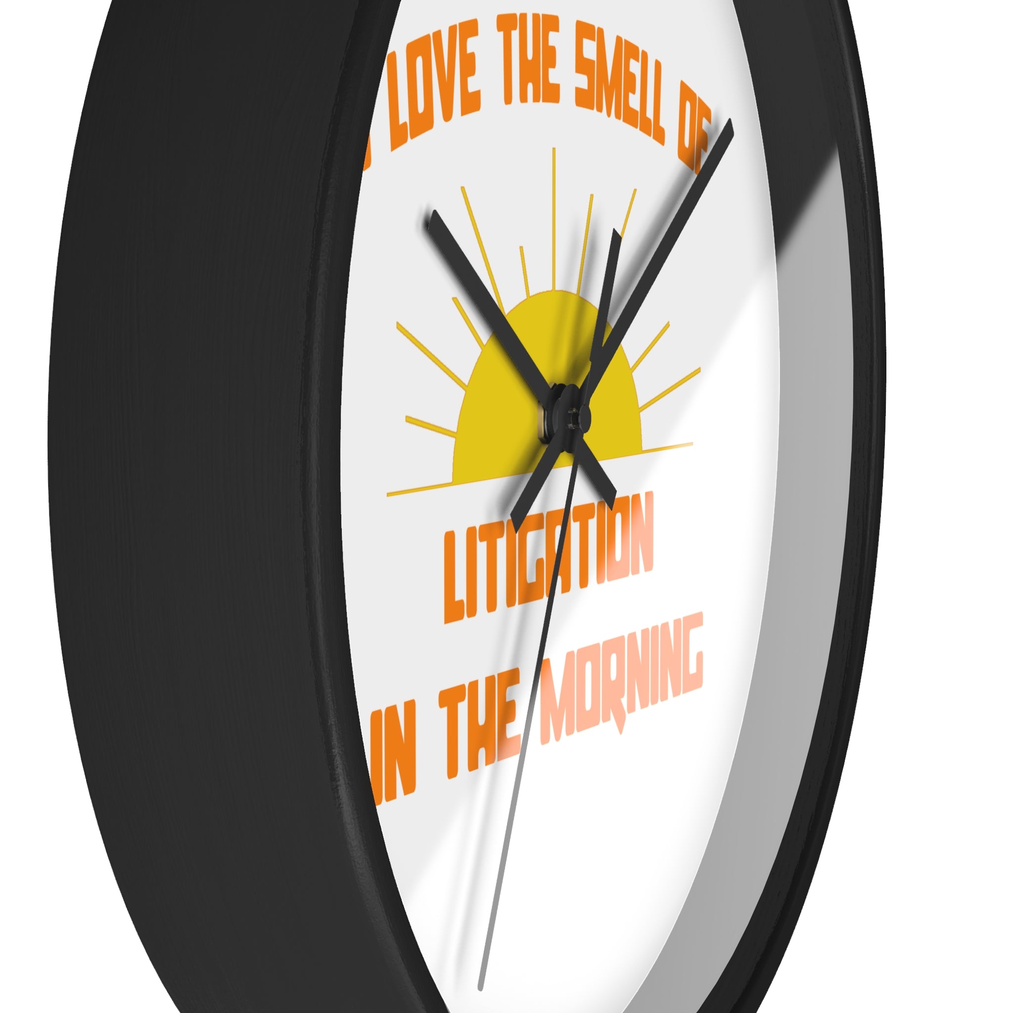 Smell of Litigation in the Morning - Wall Clock