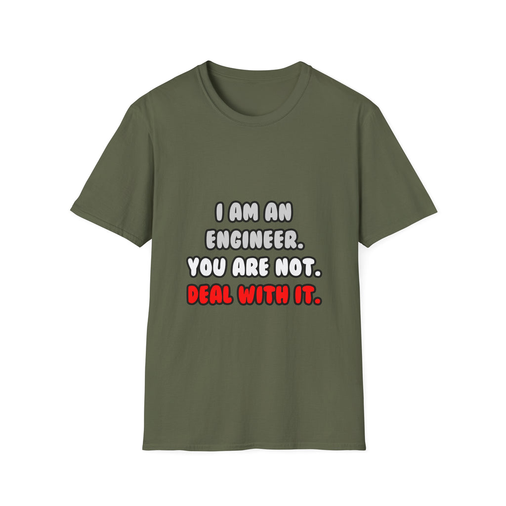 Deal With It ... Funny Engineer - Unisex Softstyle T-Shirt