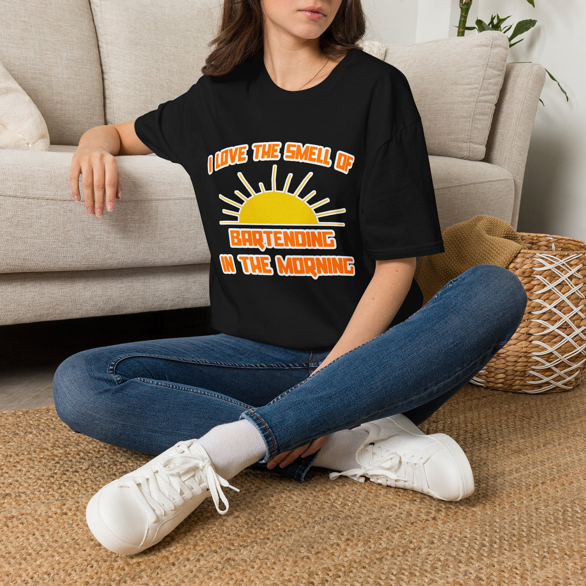 Smell of Bartending in the Morning - Unisex Softstyle T-Shirt