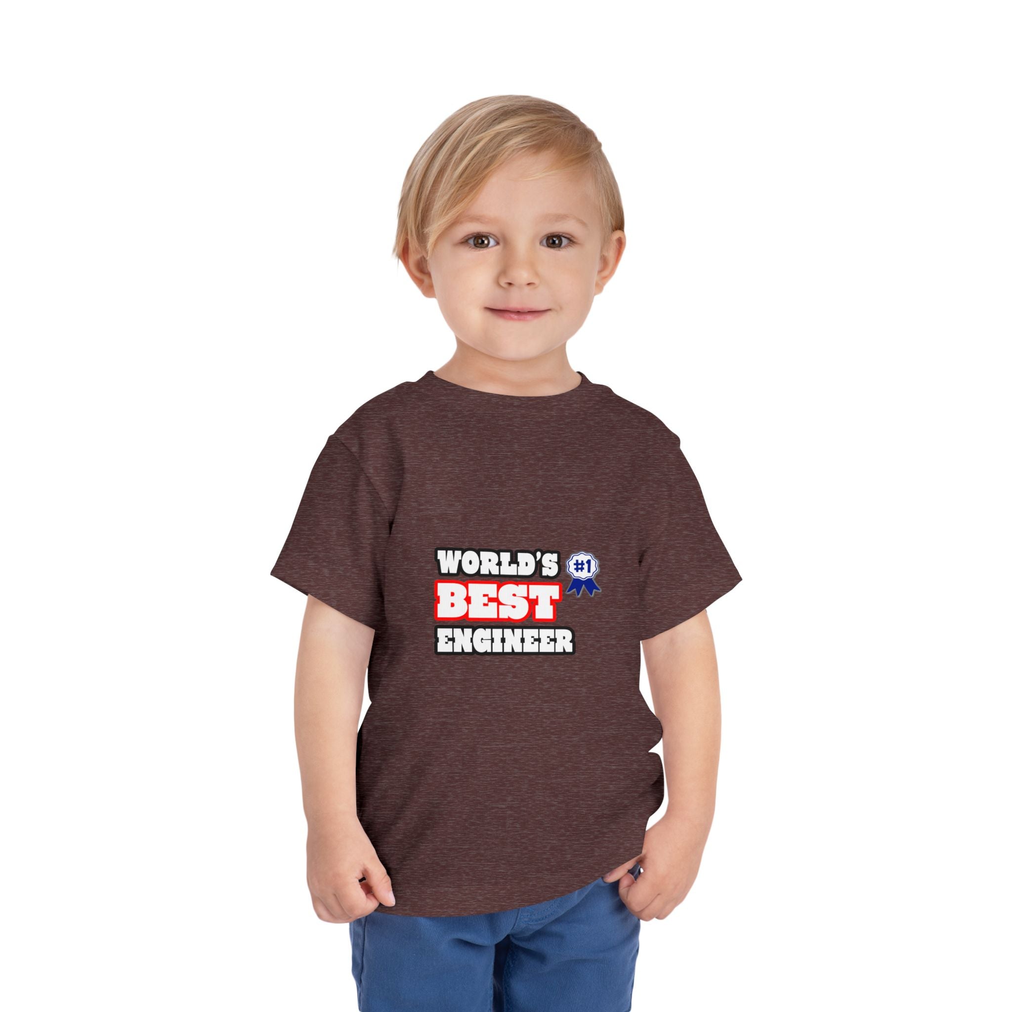 World's Best Engineer - Toddler Short Sleeve Tee