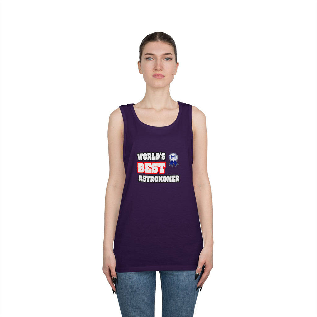 World's Best Astronomer - Unisex Heavy Cotton Tank Top