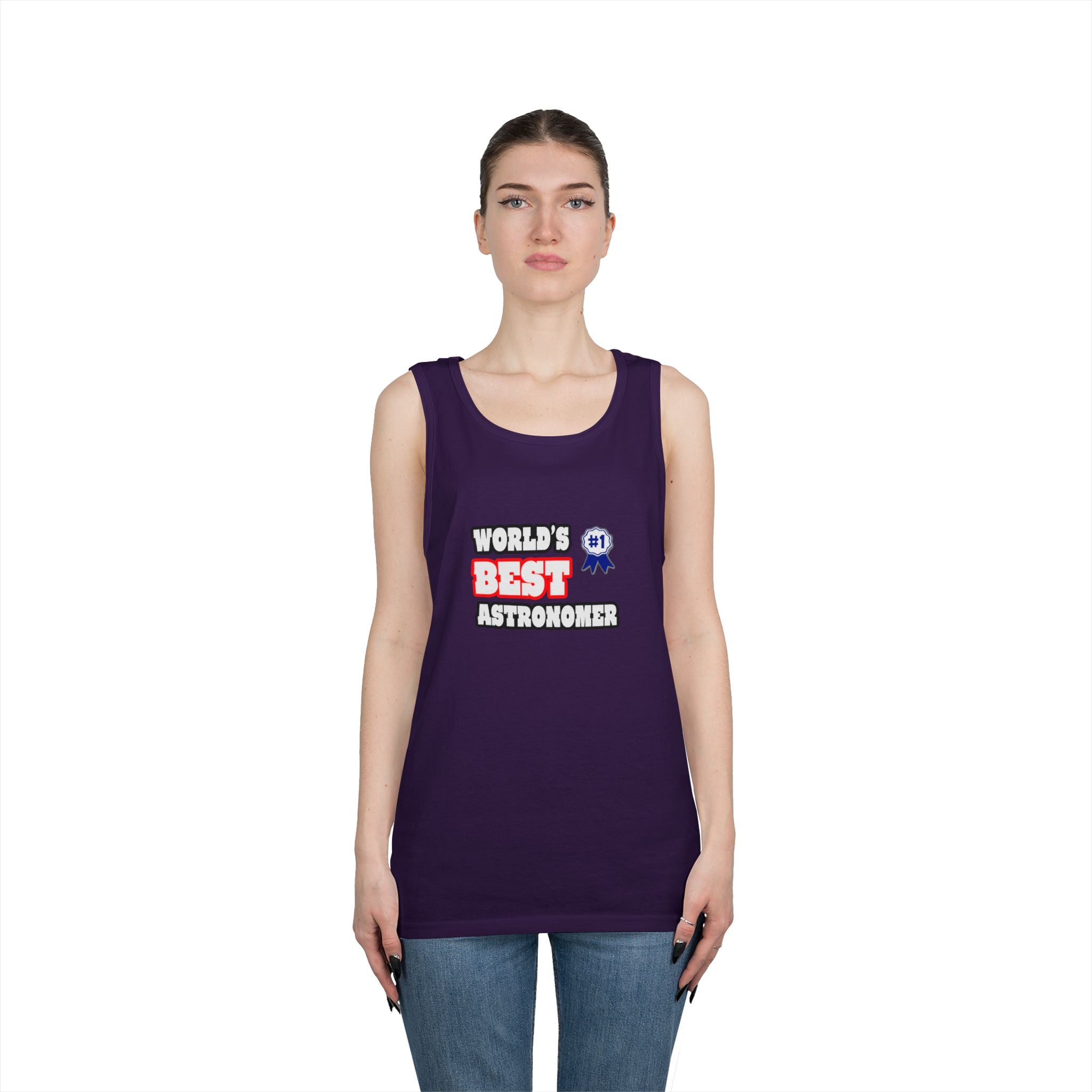 World's Best Astronomer - Unisex Heavy Cotton Tank Top