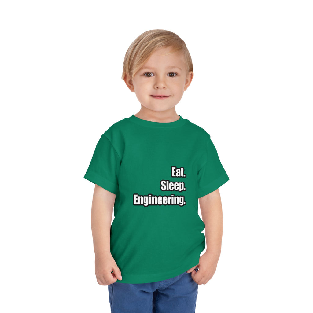 Eat. Sleep. Engineering - Toddler Short Sleeve Tee