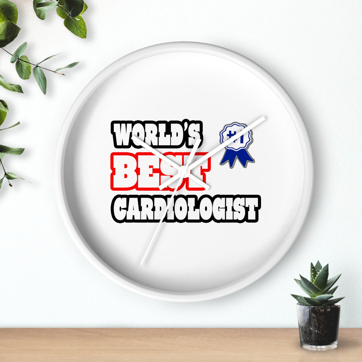 World's Best Cardiologist - Wall Clock
