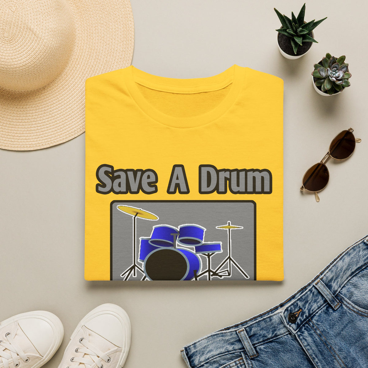 Save a Drum...Bang a Bartender - Unisex Softstyle T-Shirt
