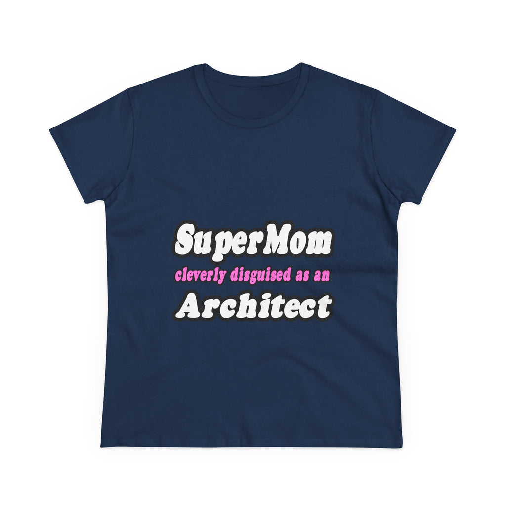 SuperMom...Architect - Women's Midweight Cotton Tee