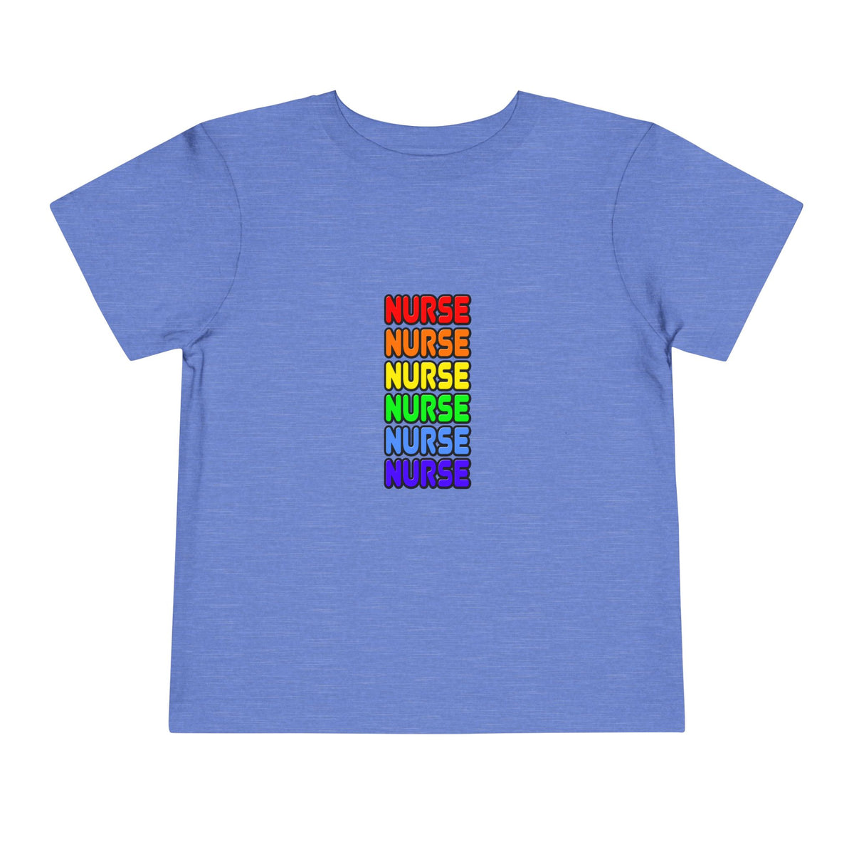 Rainbow Nurse - Toddler Short Sleeve Tee