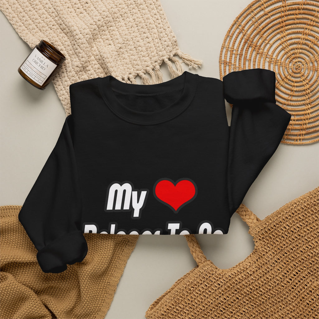 My Heart Belongs To An Actuary - Unisex Heavy Blend™ Crewneck Sweatshirt