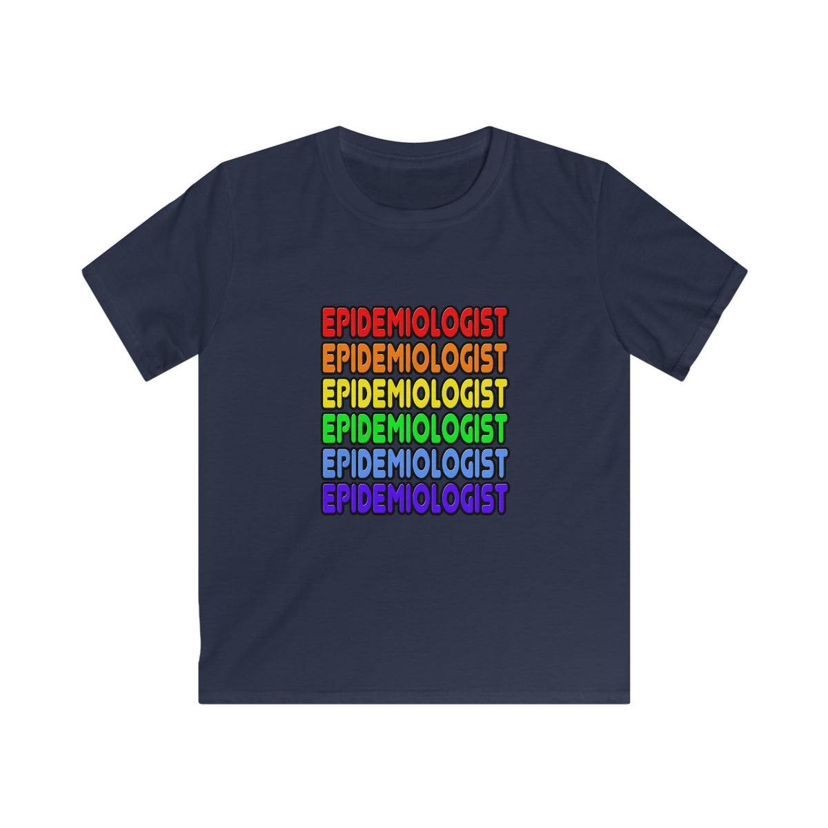 Rainbow Epidemiologist - Kids Softstyle Tee